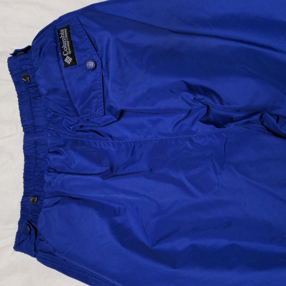 Columbia Vintage 90s Purple/Blue Snow Ski Pants Winter Outdoor Snowboard Sz M - Picture 6 of 8